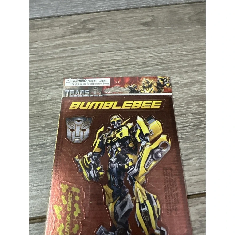 Transformers Revenge of the Fallen Bumblebee Sticker Sheet Collector Card 2009‎